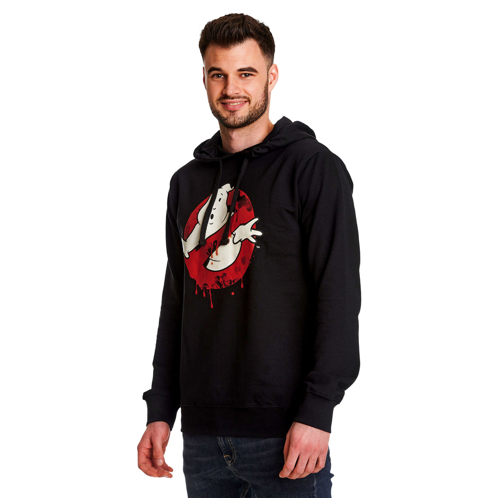 Produktbild Ghostbusters - Glow in the Dark Logo Hoodie schwarz