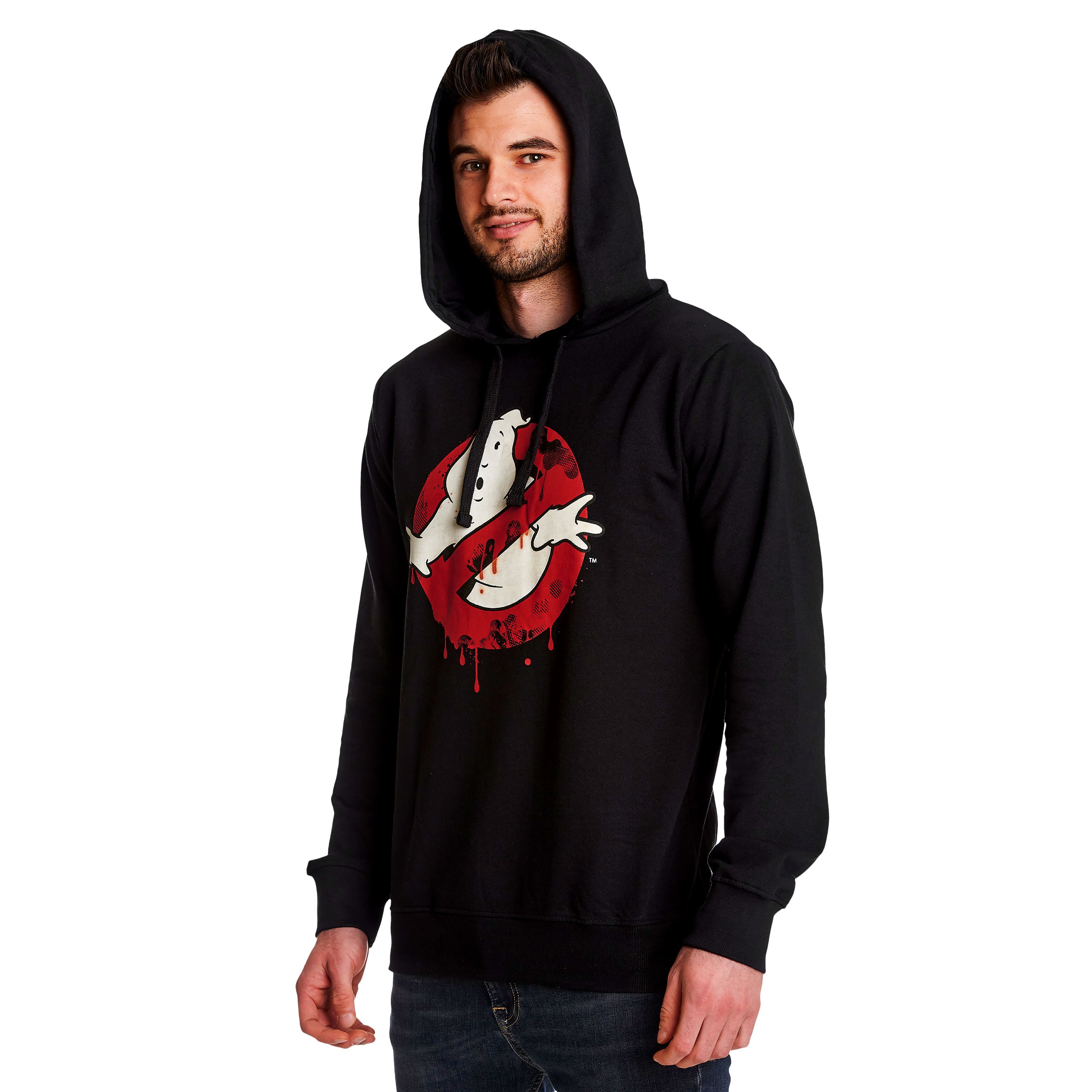 Productafbeelding Ghostbusters - Glow in the Dark Logo Hoodie Zwart