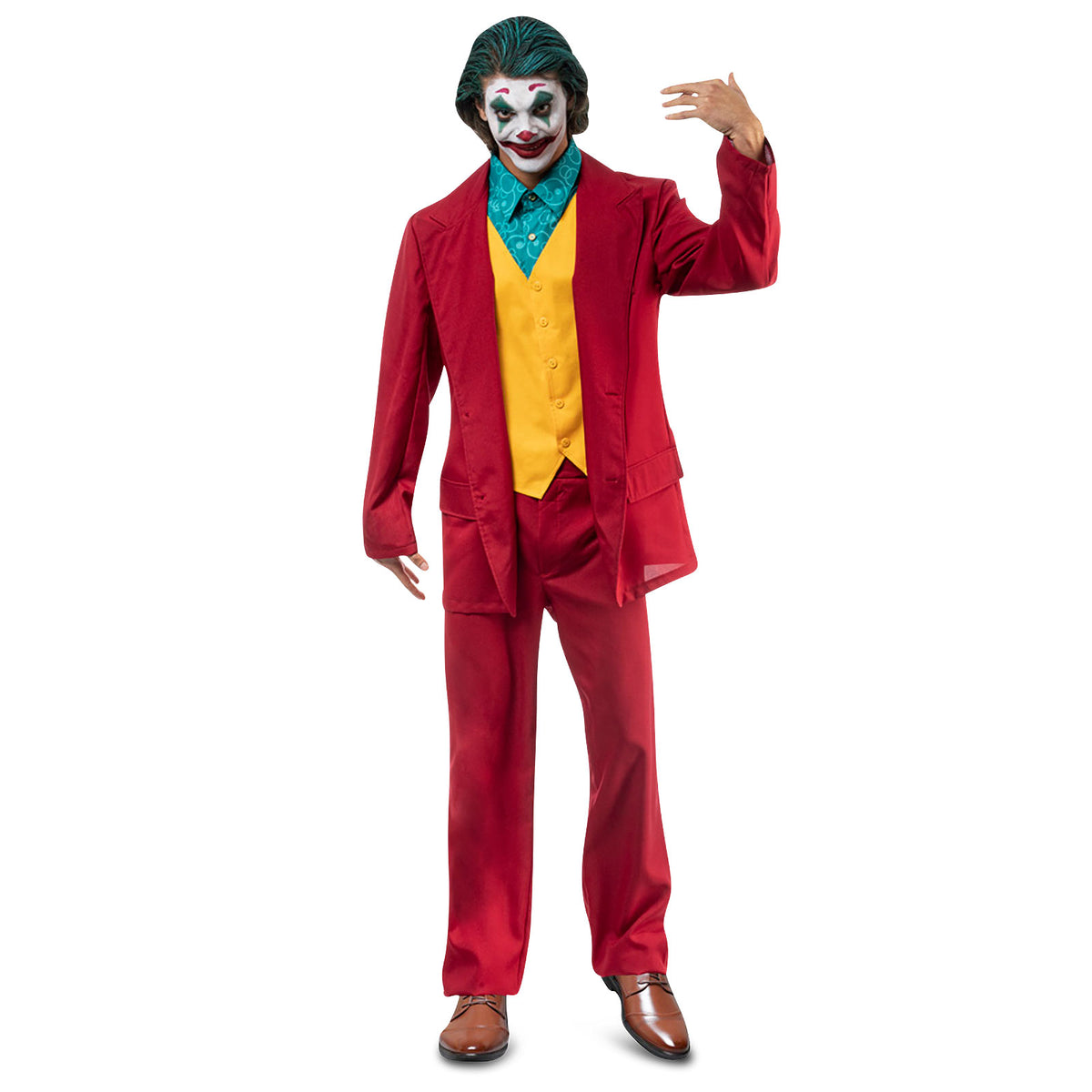 Produktbild Mr. Crazy Kostüm Film Anzug für Joker Fans rot