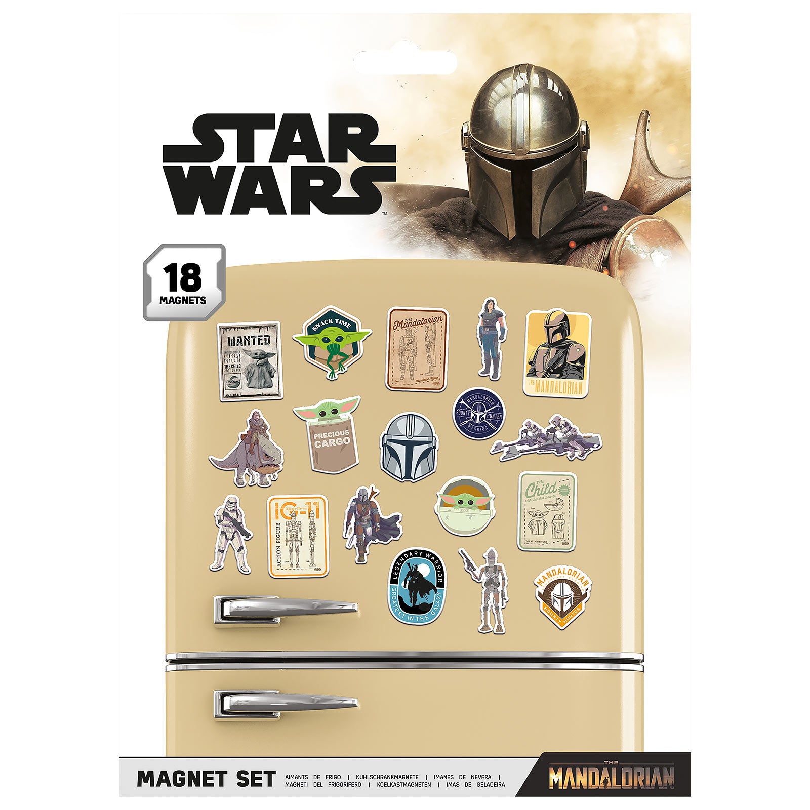Productafbeelding The Mandalorian Bounty Hunter Magneetset - Star Wars