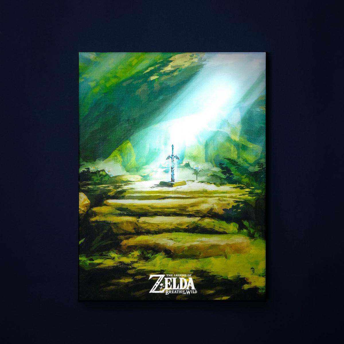 Productafbeelding Zelda - Master Sword Wanddecoratie met Licht