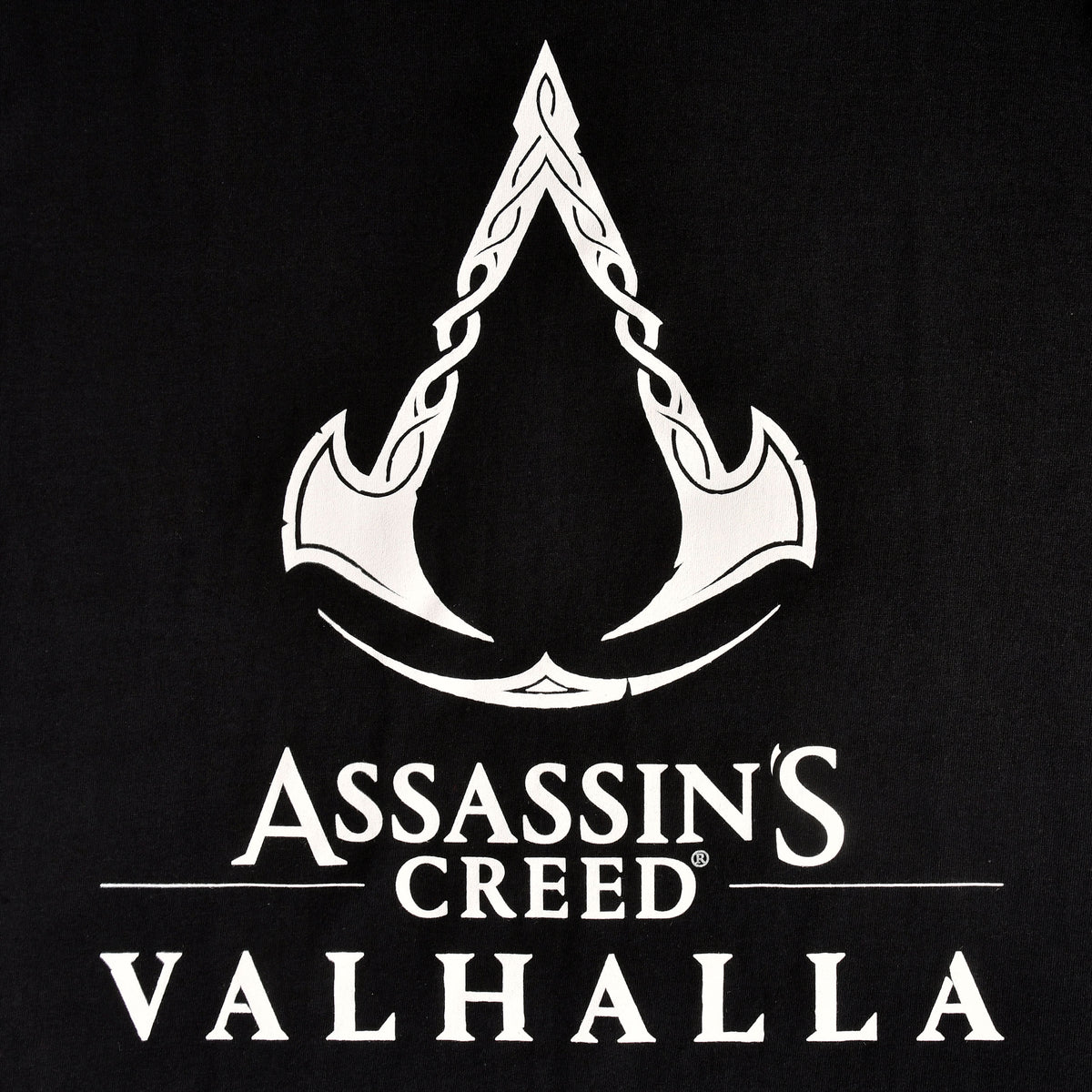 Produktbild Assassin's Creed - Valhalla Logo T-Shirt schwarz