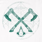Productafbeelding Assassin's Creed - Valhalla Crossaxe T-shirt wit