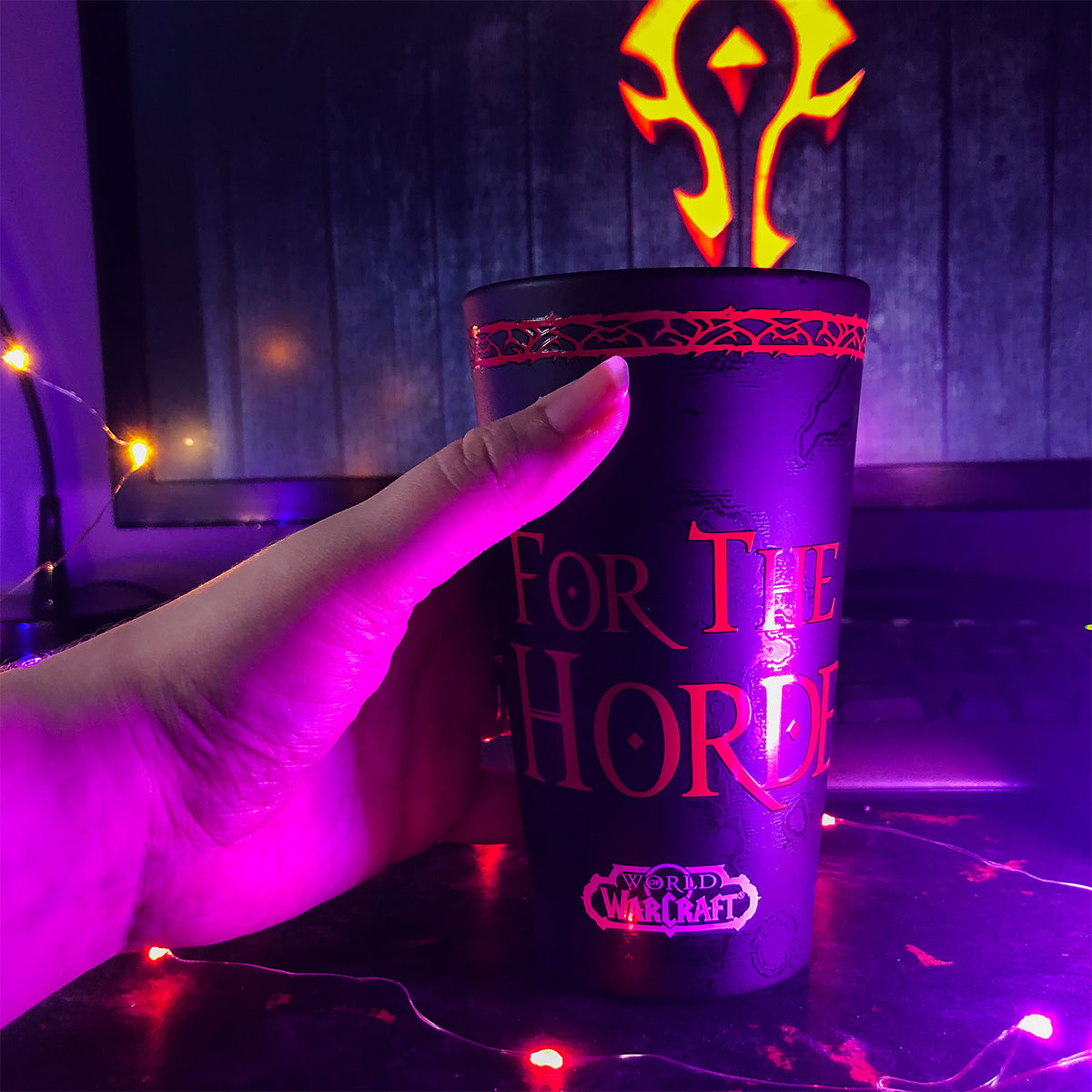 Productafbeelding World of Warcraft - Horde Wapenschild Glas