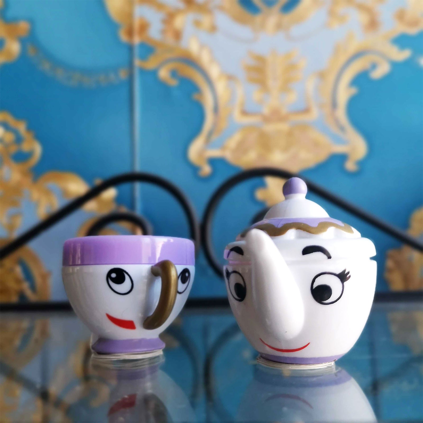 Productafbeelding Beauty and the Beast - Madame Pottine en Tassilo Lippenbalsem 2-delig set