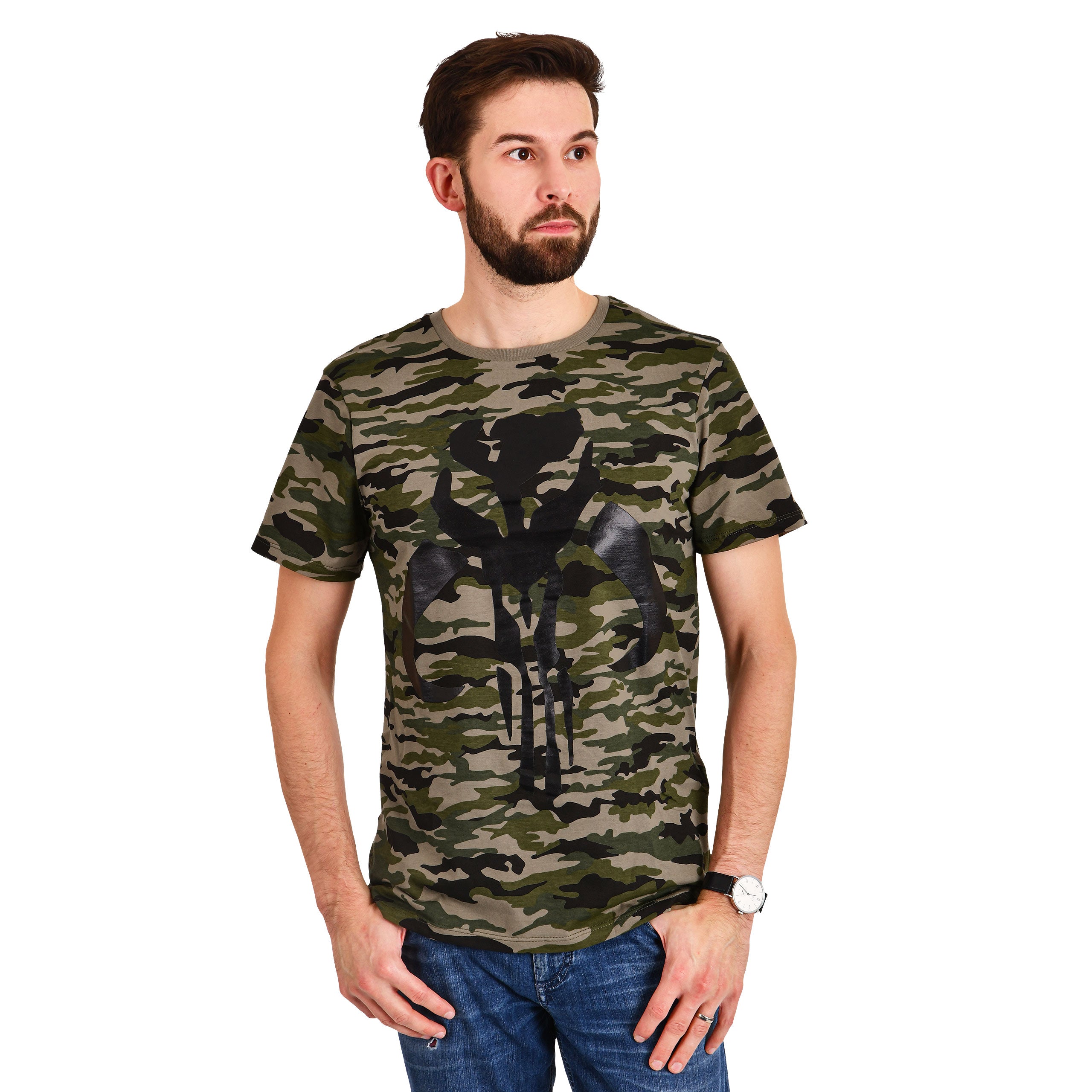 Image produit T-Shirt Logo Camouflage The Mandalorian - Star Wars