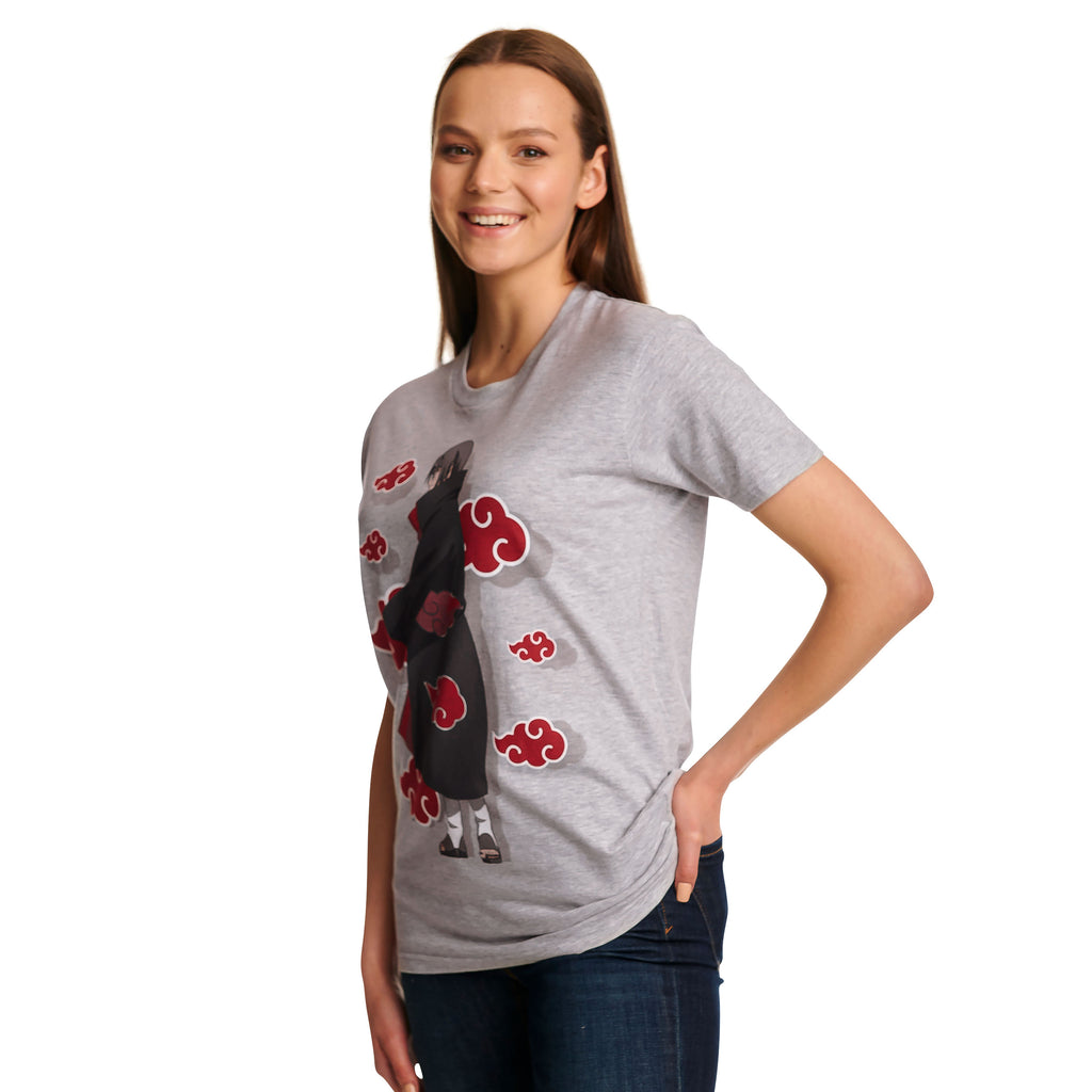 Produktbild Naruto - Itachi Akatsuki T-Shirt grau