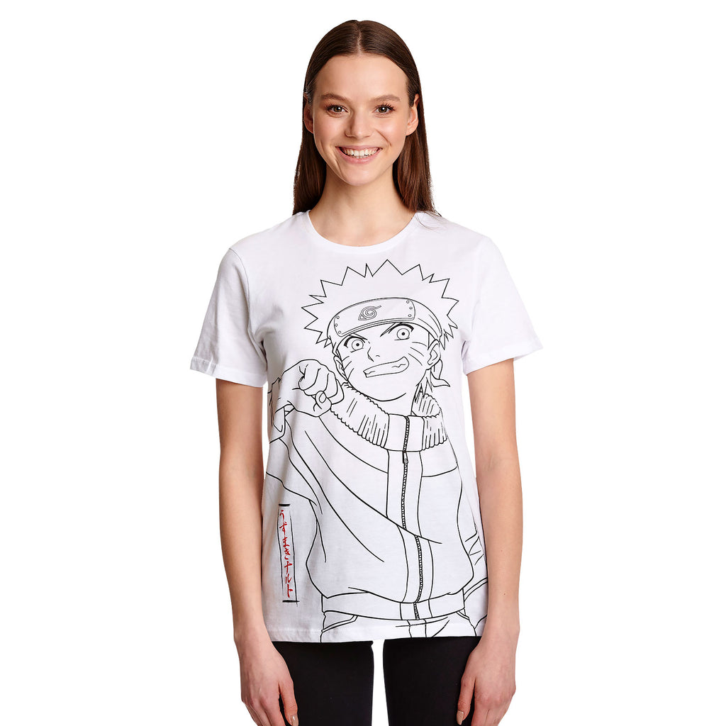Produktbild Naruto - Monochrome Sketch T-Shirt weiß