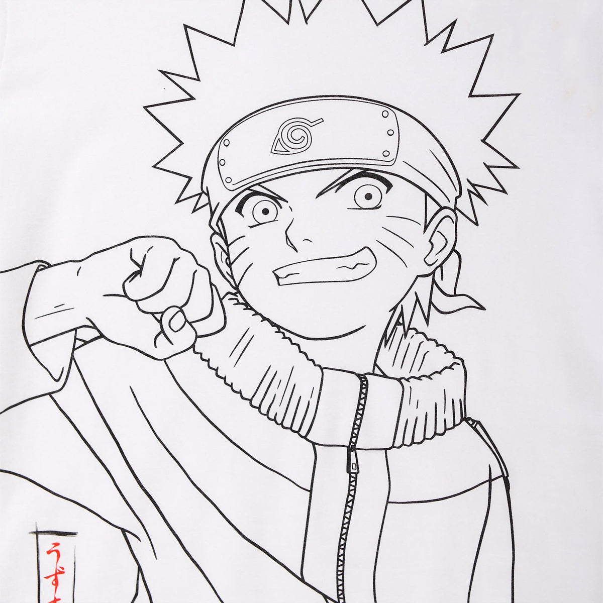Produktbild Naruto - Monochrome Sketch T-Shirt weiß