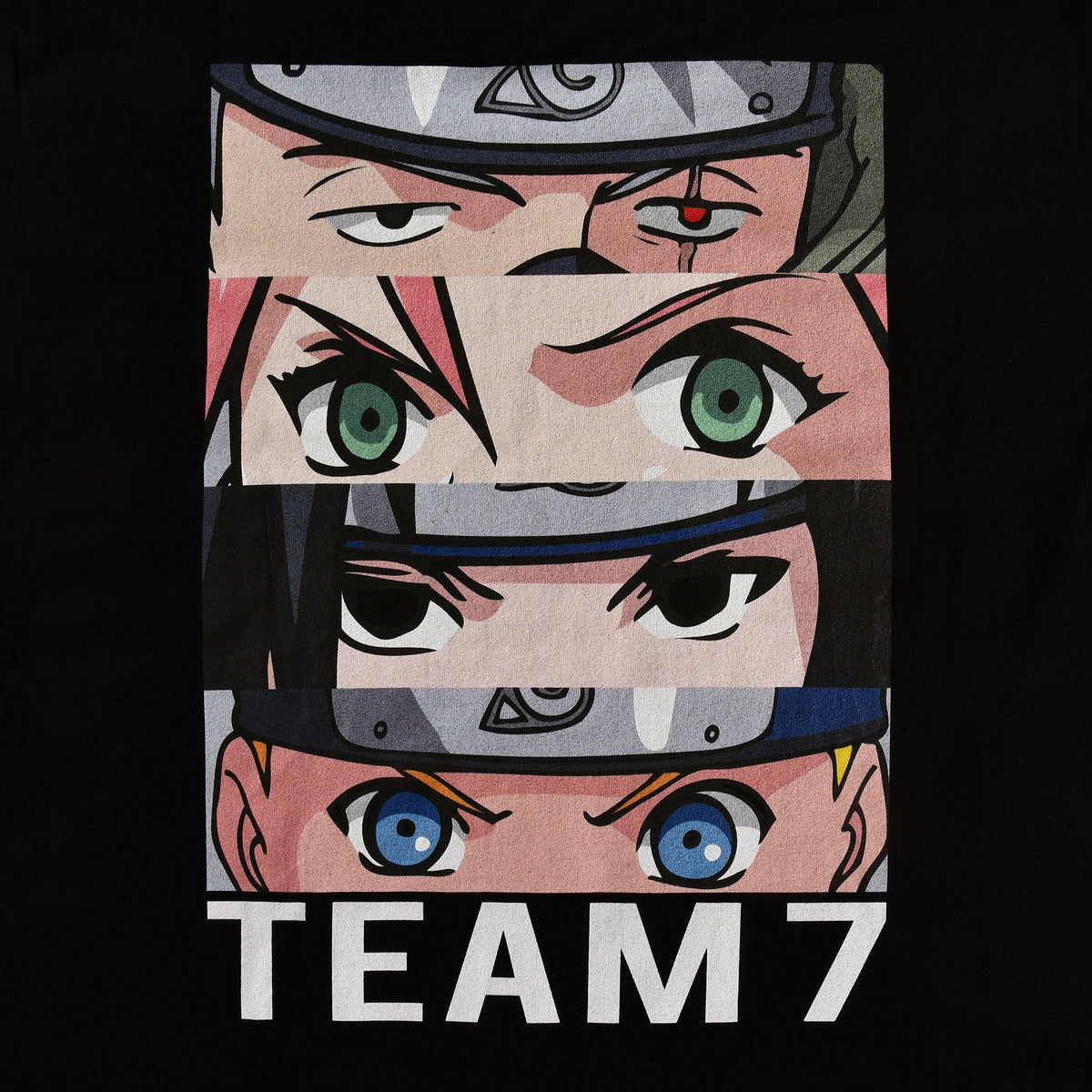 Productafbeelding Naruto - Team 7 T-Shirt zwart