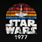 Productafbeelding Star Wars van 1977 Retro T-shirt zwart
