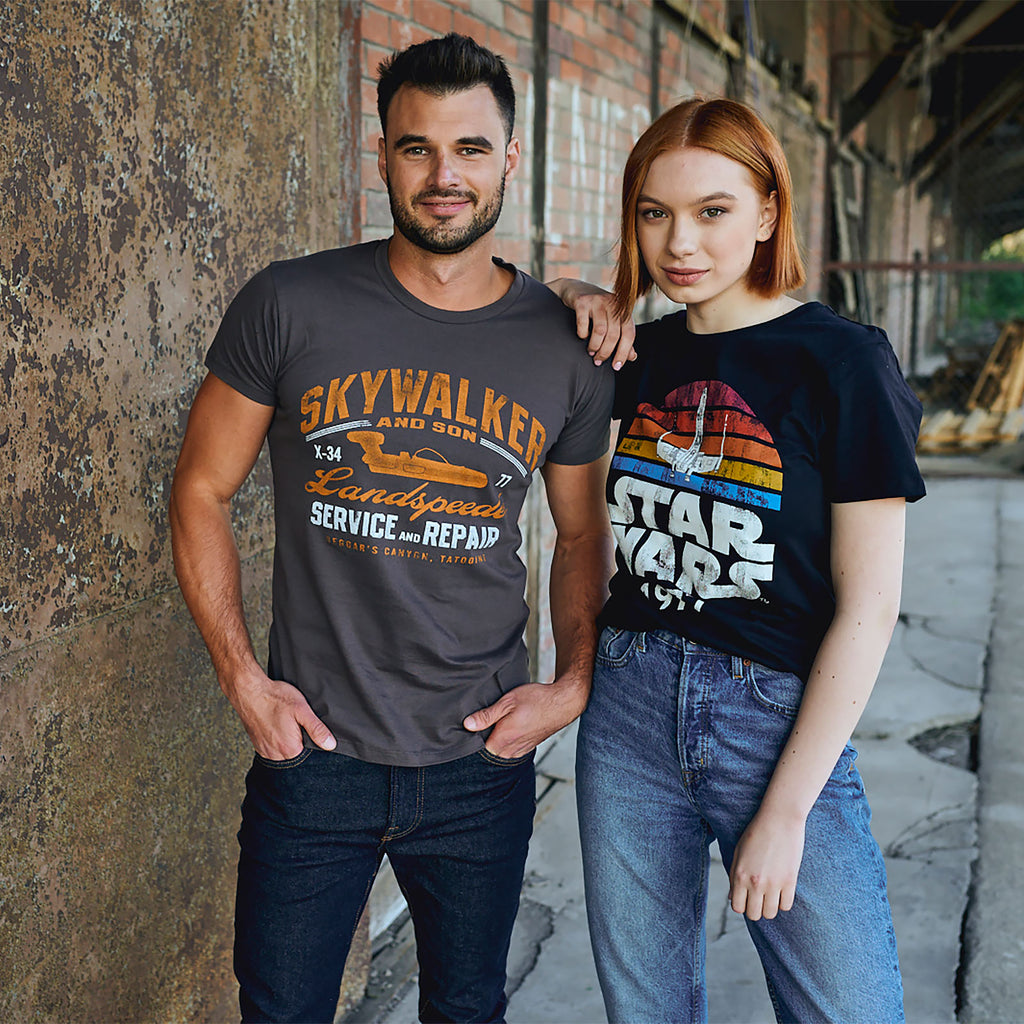 Productafbeelding Star Wars van 1977 Retro T-shirt zwart