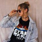 Productafbeelding Star Wars van 1977 Retro T-shirt zwart