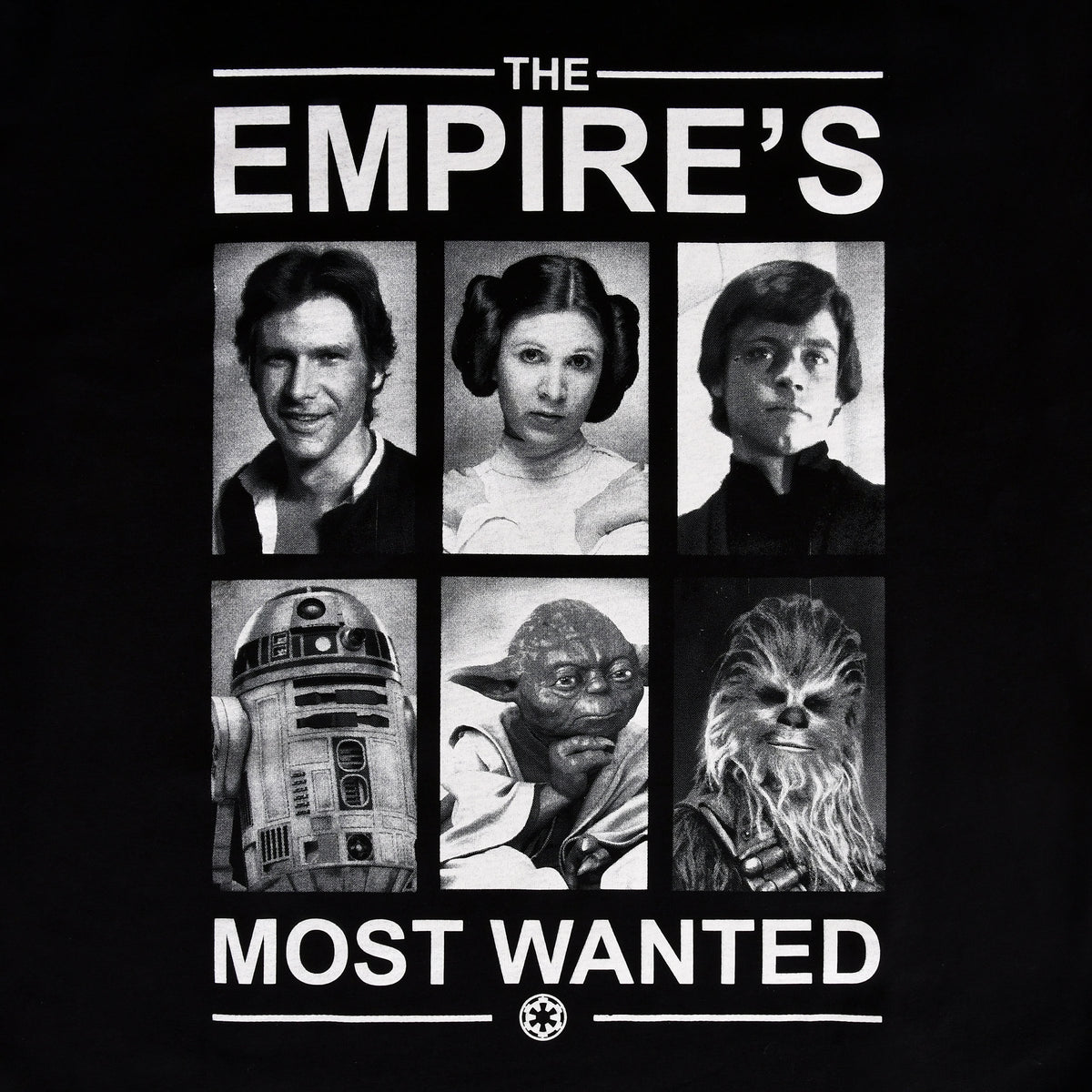 Productafbeelding Star Wars - Empire's Most Wanted T-shirt zwart