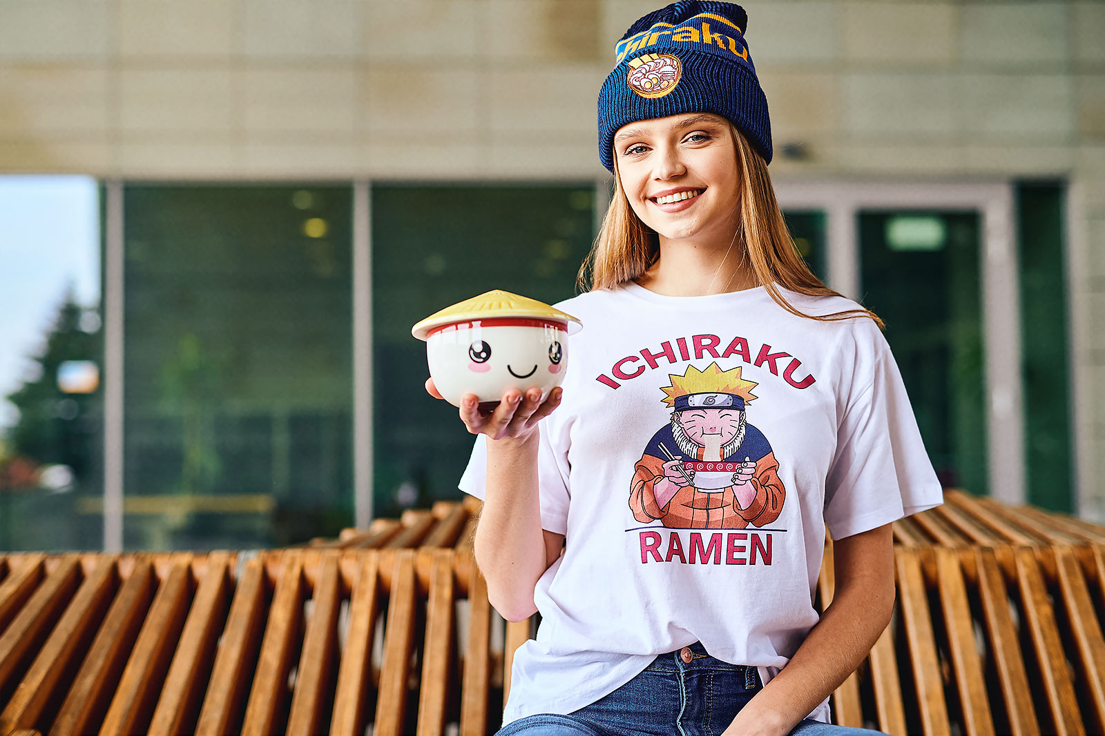 Productafbeelding Naruto - Ichiraku Ramen Dames T-shirt Wit