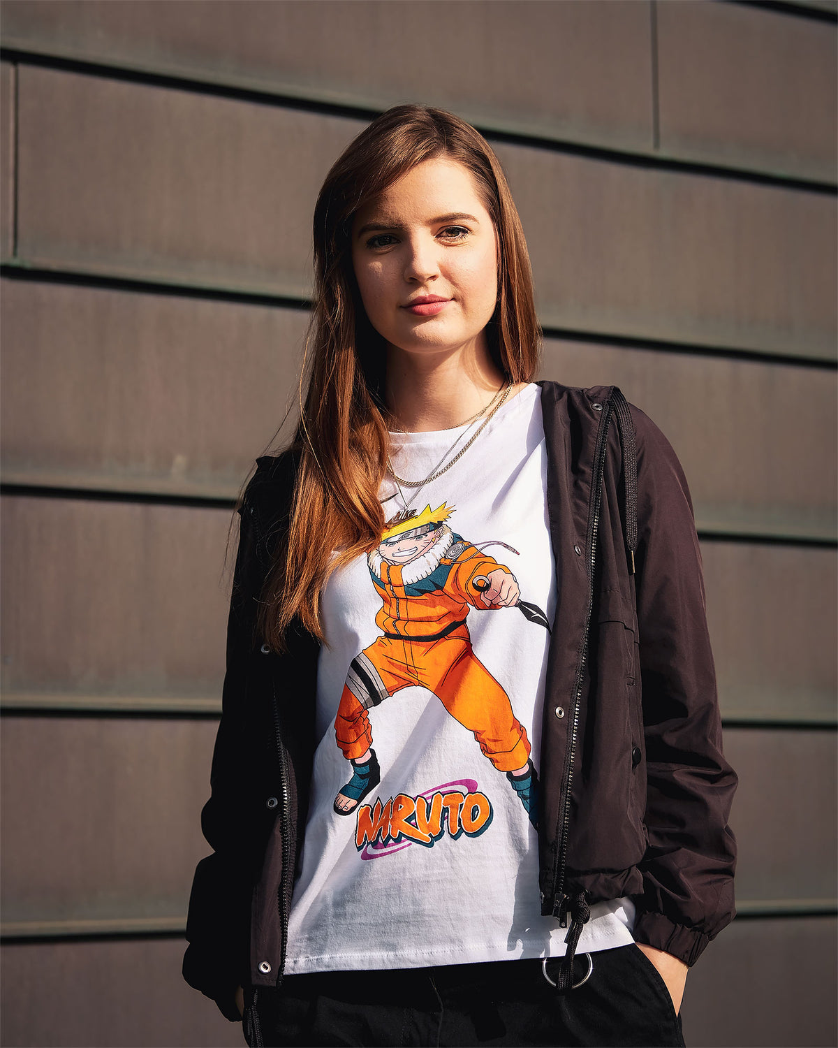 Productafbeelding Naruto Uzumaki Character Dames T-shirt Wit