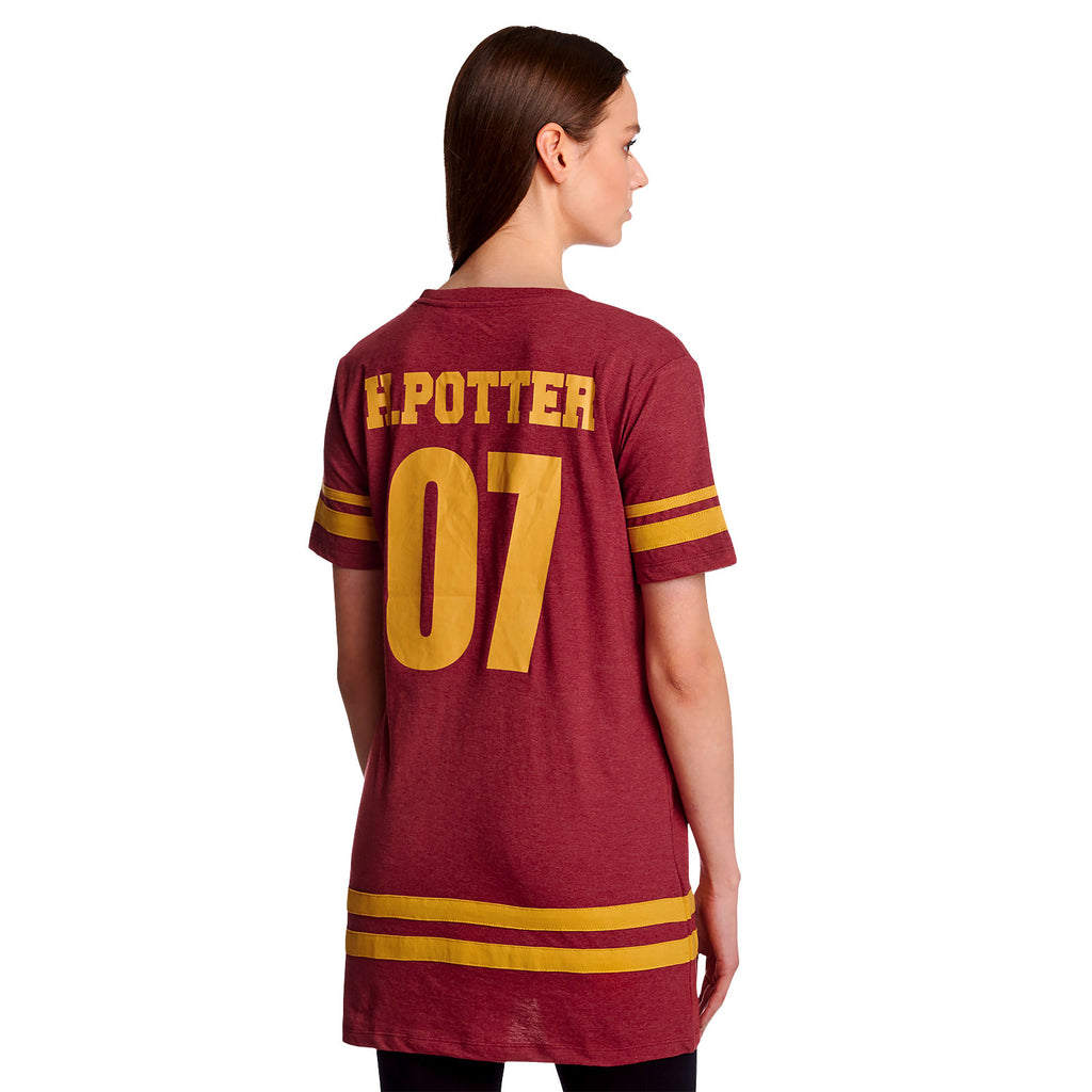 Productafbeelding Harry Potter Gryffindor Zoeker Oversized T-shirt Dames Rood