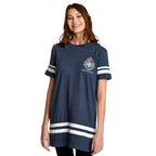 Image produit T-shirt Oversize Ravenclaw Seeker Chang Bleu Femme - Harry Potter