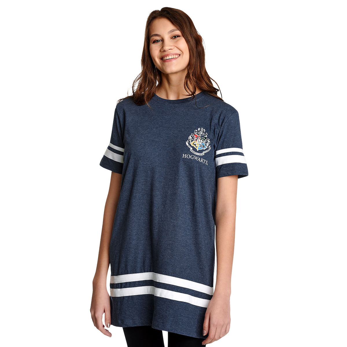 Image produit T-shirt Oversize Ravenclaw Seeker Chang Bleu Femme - Harry Potter