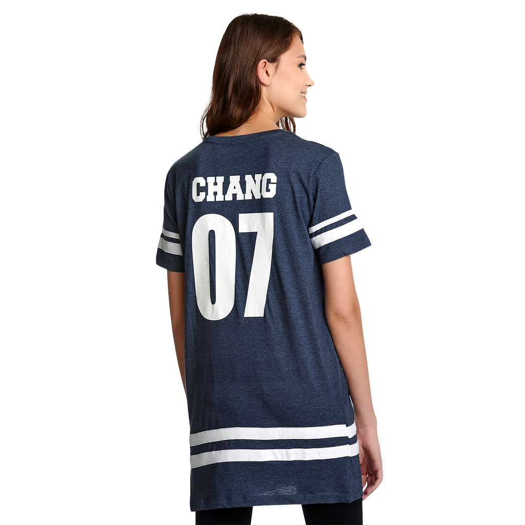 Image produit T-shirt Oversize Ravenclaw Seeker Chang Bleu Femme - Harry Potter
