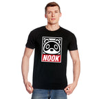 Image produit T-shirt Tom Nook pour les fans d'Animal Crossing noir