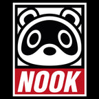 Image produit T-shirt Tom Nook pour les fans d'Animal Crossing noir
