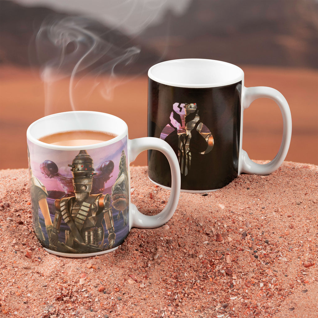 Produktbild The Mandalorian Collage Thermoeffekt Tasse - Star Wars