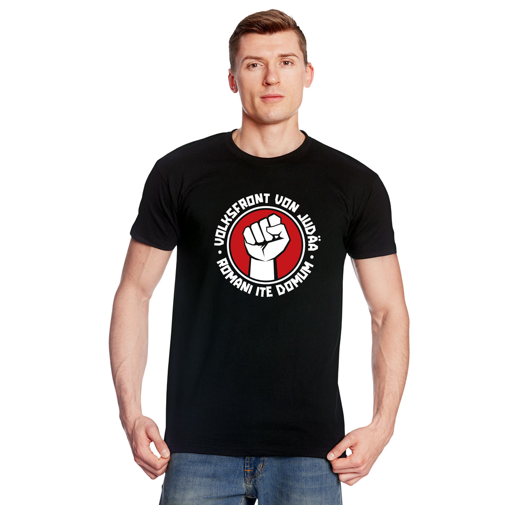 Image produit T-shirt Front populaire de Judée pour les fans de Monty Python noir