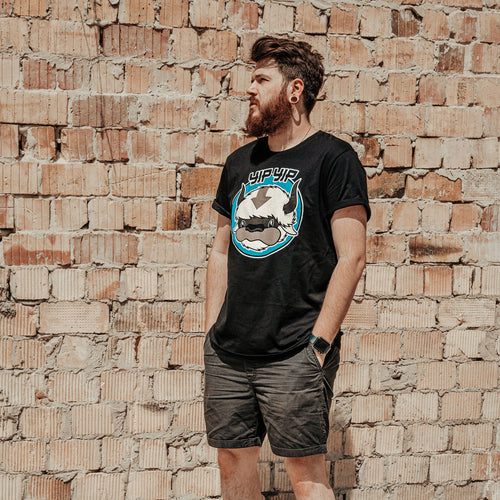 Image produit T-shirt Appa Yip Yip pour fans d’Avatar noir