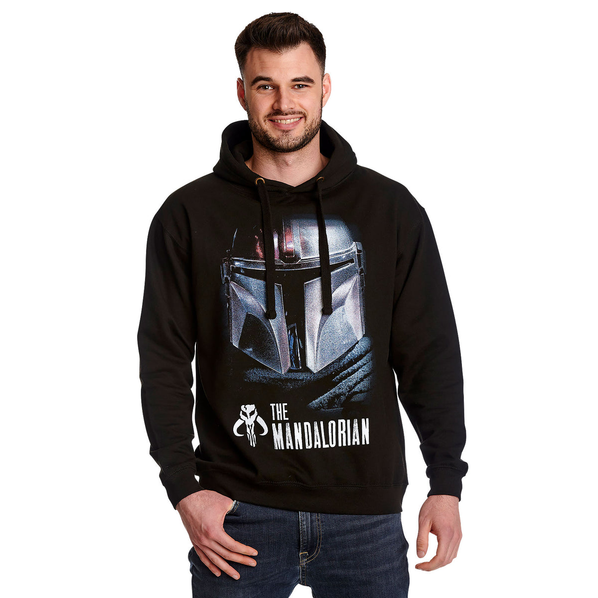 Image produit The Mandalorian Dark Warrior Hoodie noir - Star Wars