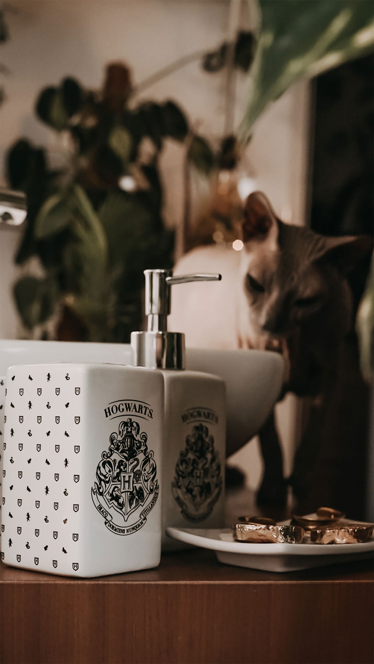 Image produit Harry Potter - Ensemble de salle de bain 4 pièces avec blason de Poudlard