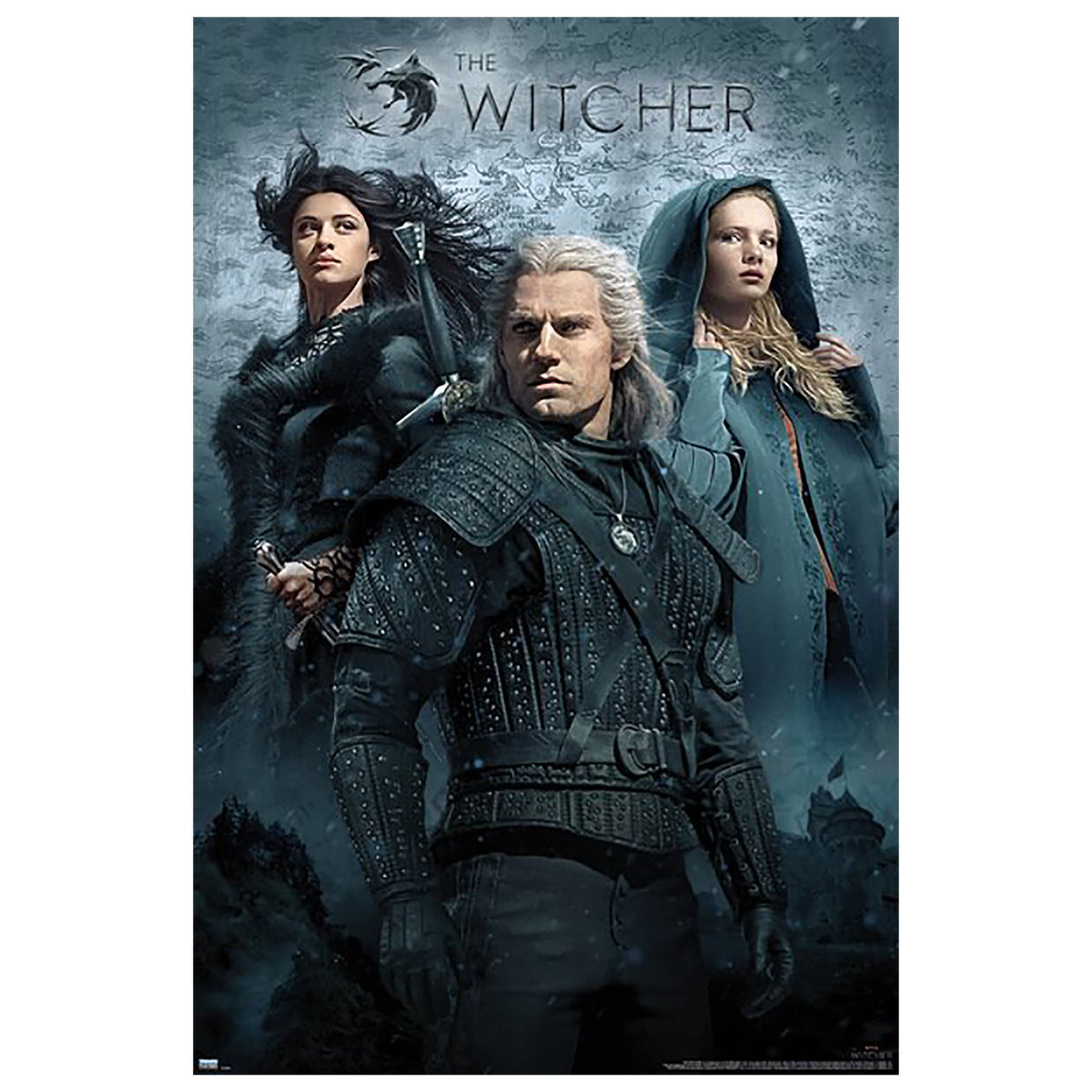 Productafbeelding Witcher - Geralt, Ciri en Yennefer Maxi Poster