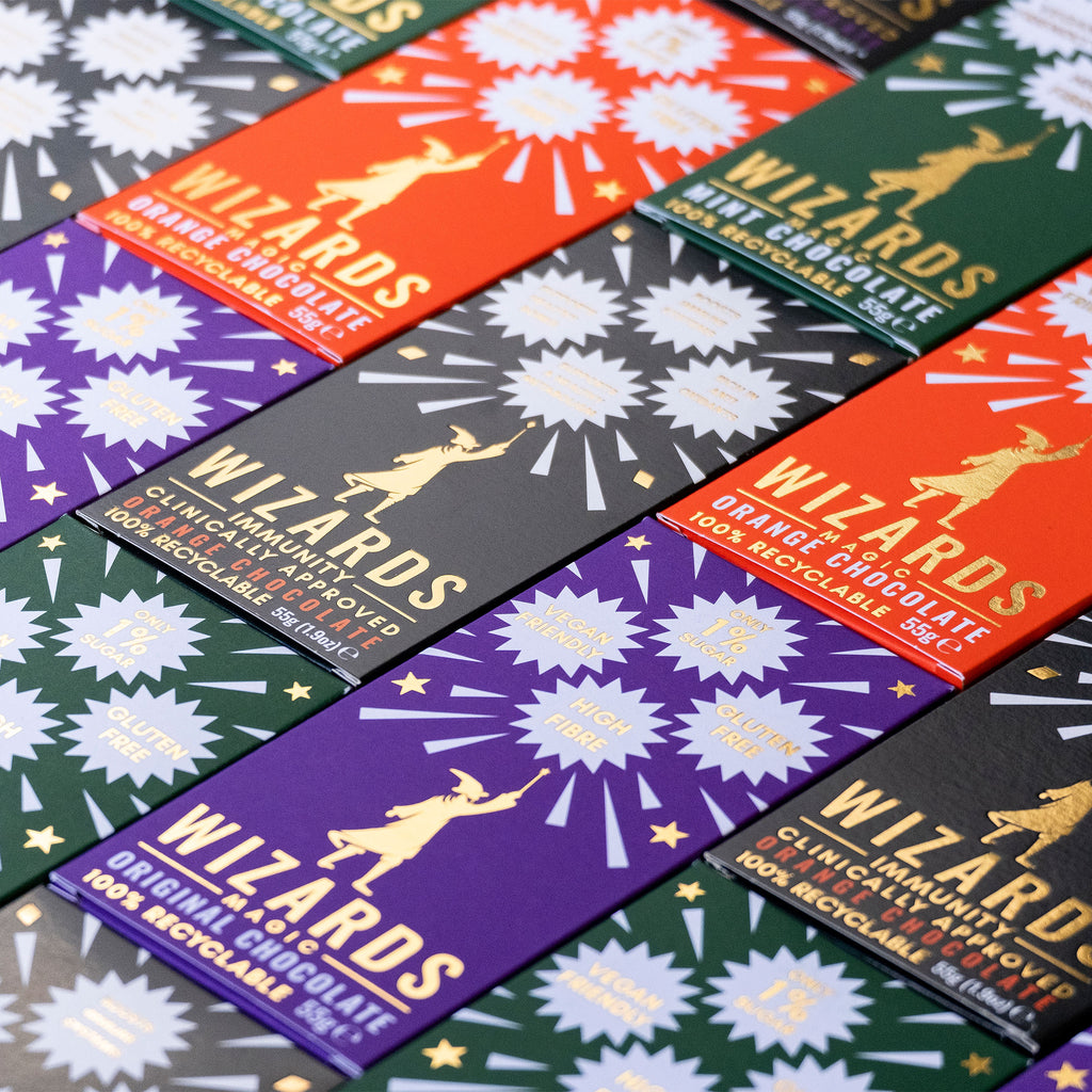 Productafbeelding Wizards Magic - Immuniteit Karamel Chocolade 12 Repen