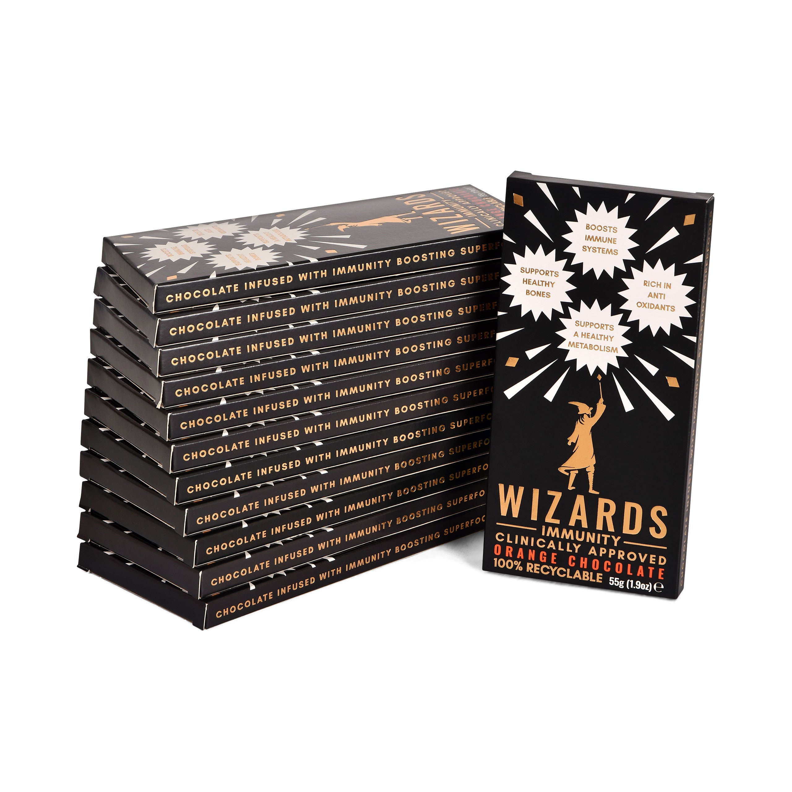 Produktbild Wizards Magic - Immunity Orangen Schokolade 12 Tafeln