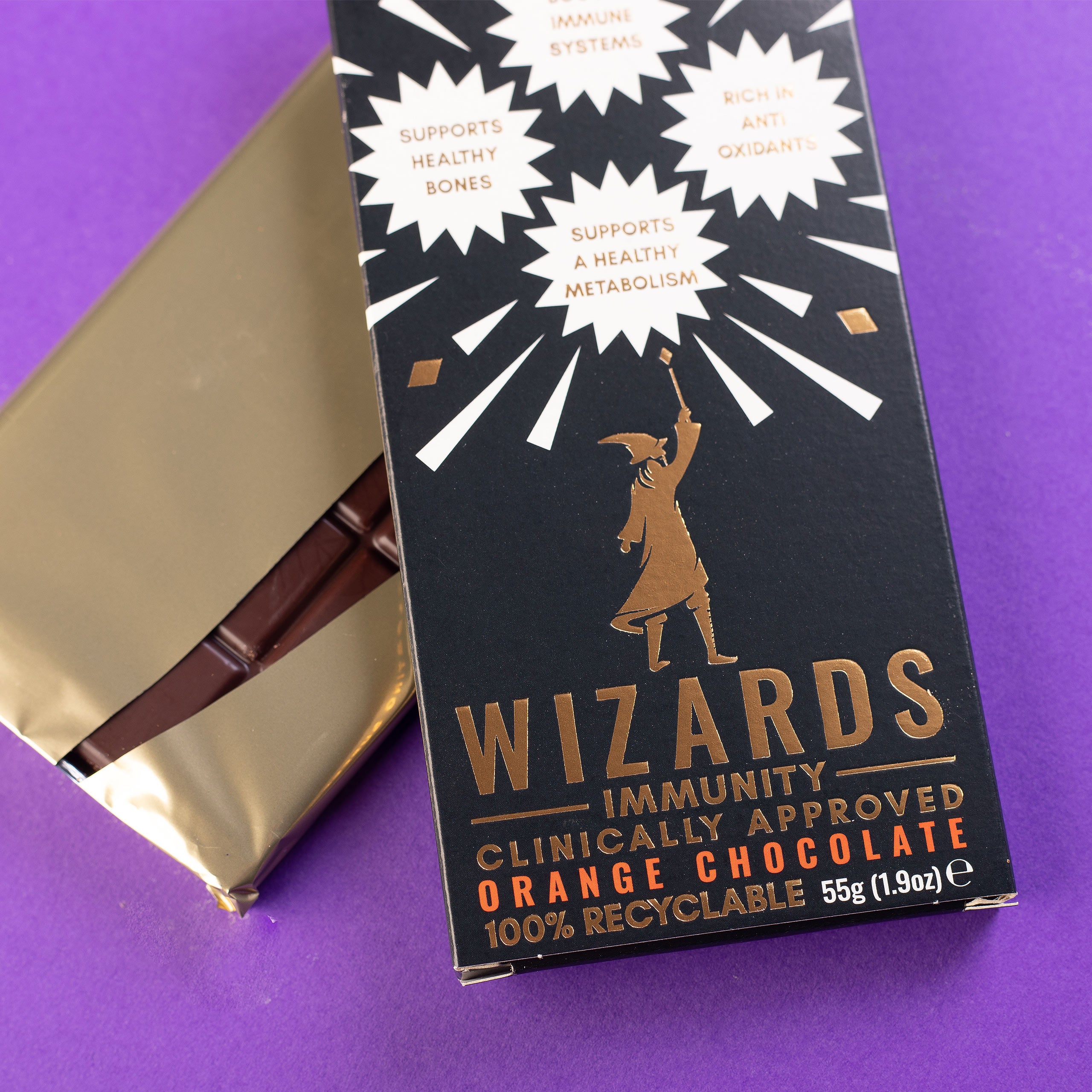 Produktbild Wizards Magic - Immunity Orangen Schokolade 12 Tafeln