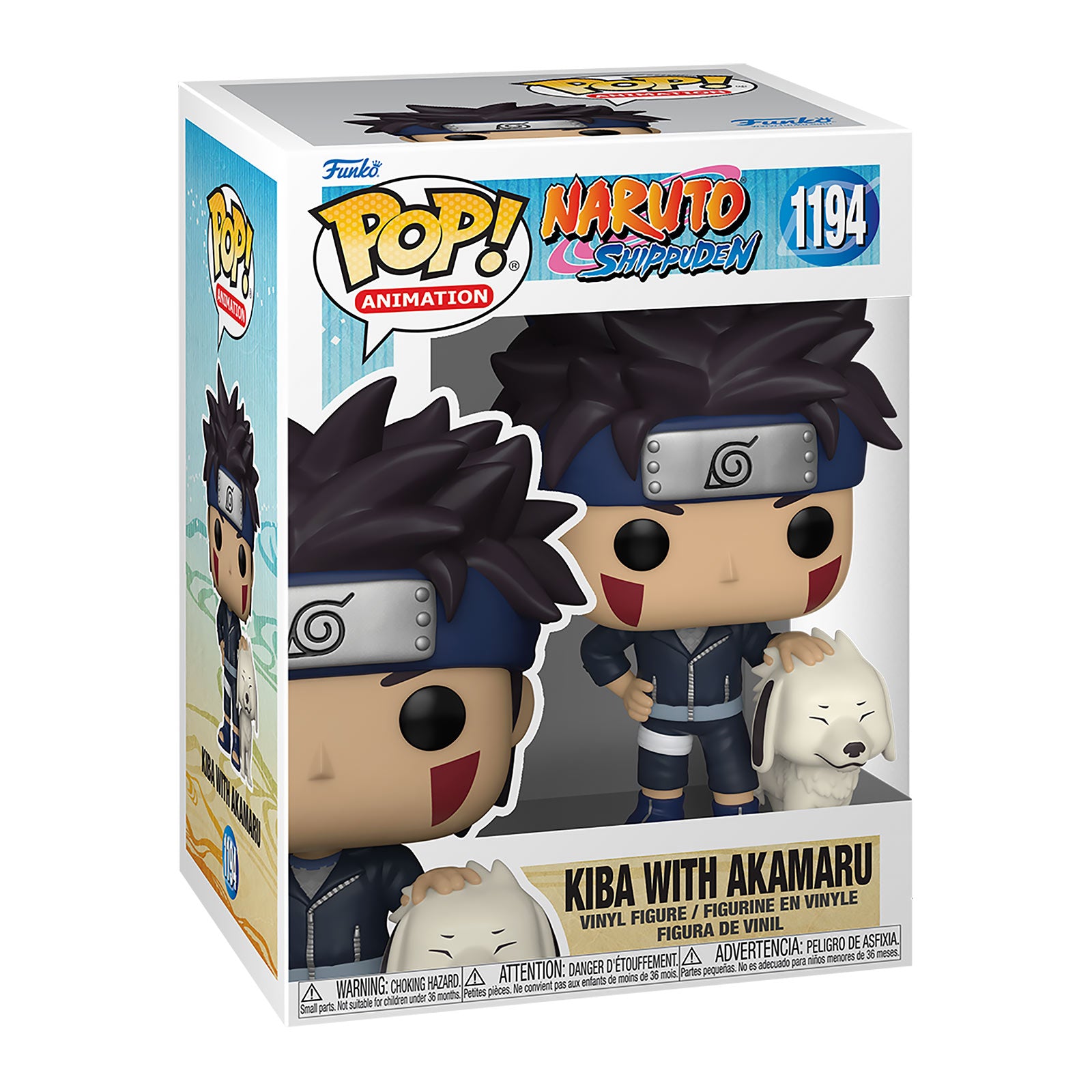 Image produit Naruto - Kiba avec Akamaru Figurine Funko Pop