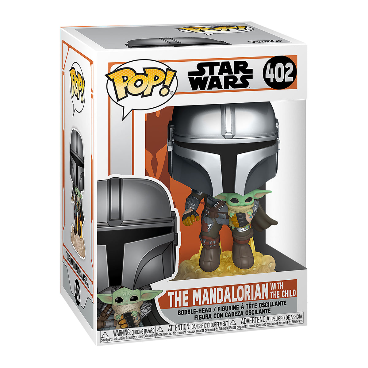 Image produit The Mandalorian avec The Child Funko Pop Figurine à tête branlante - Star Wars