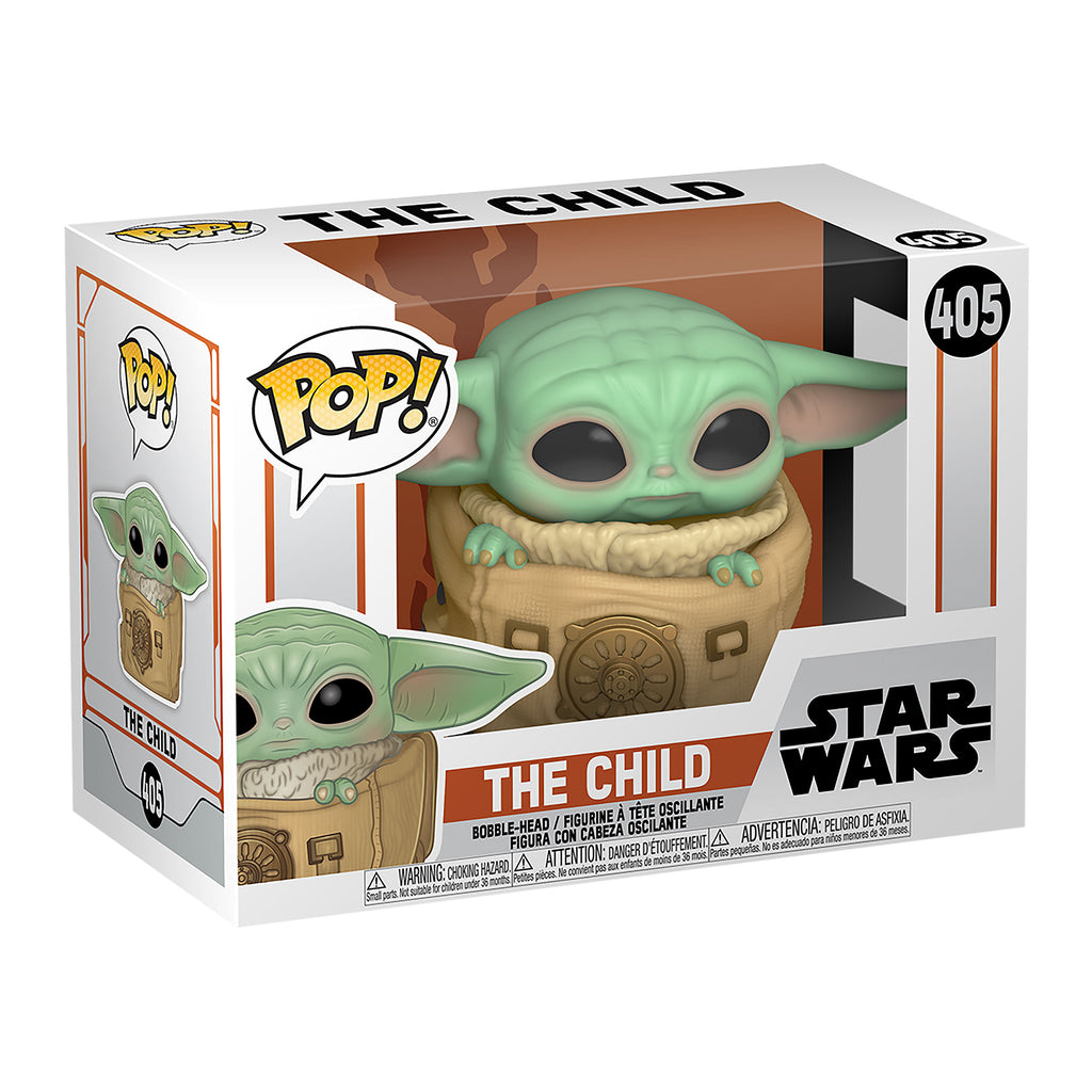 Produktbild The Child in Tasche Funko Pop Wackelkopf-Figur - Star Wars The Mandalorian