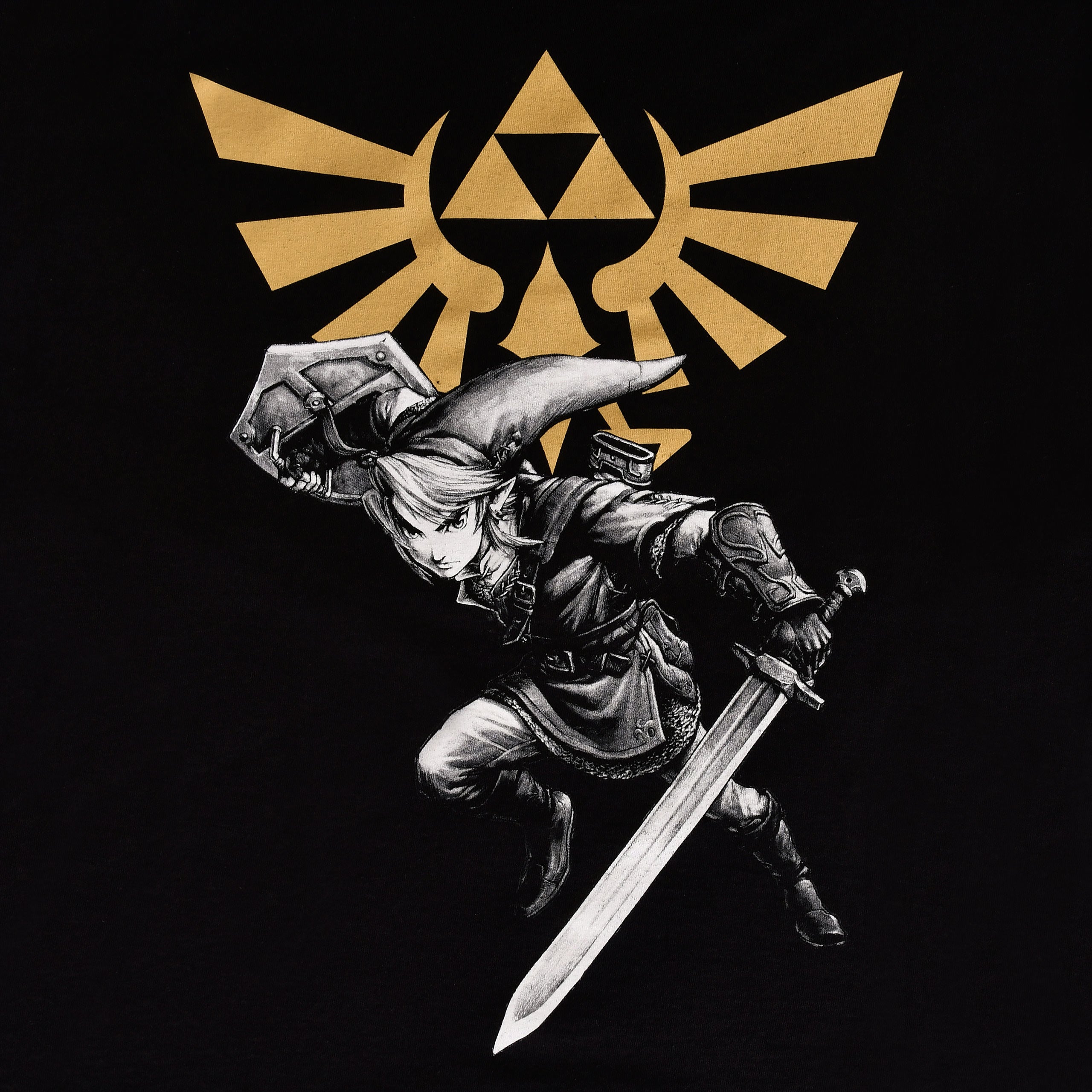 Productafbeelding Zelda - Link Battle T-shirt zwart