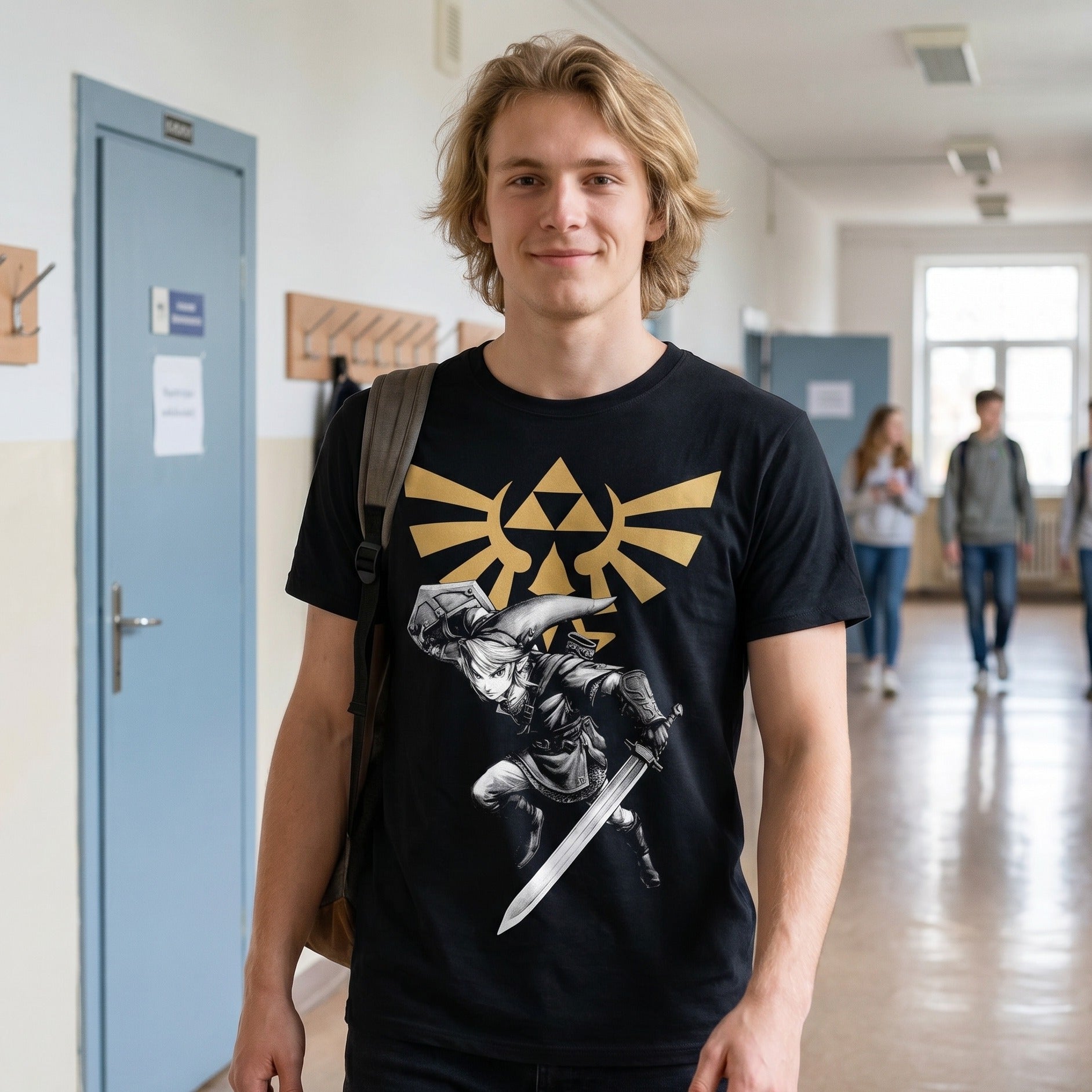 Productafbeelding Zelda - Link Battle T-shirt zwart