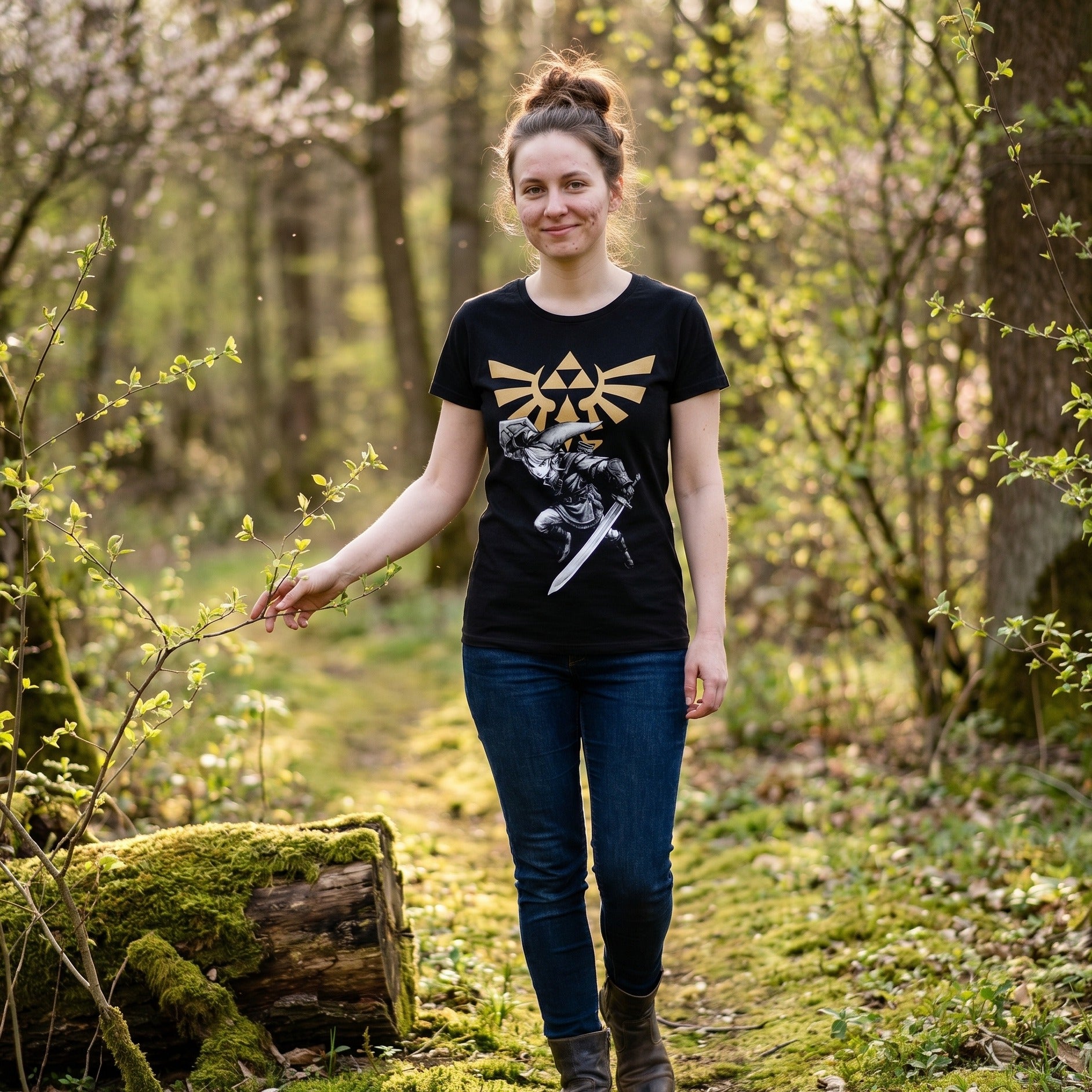 Image produit Zelda - T-shirt de combat Link noir