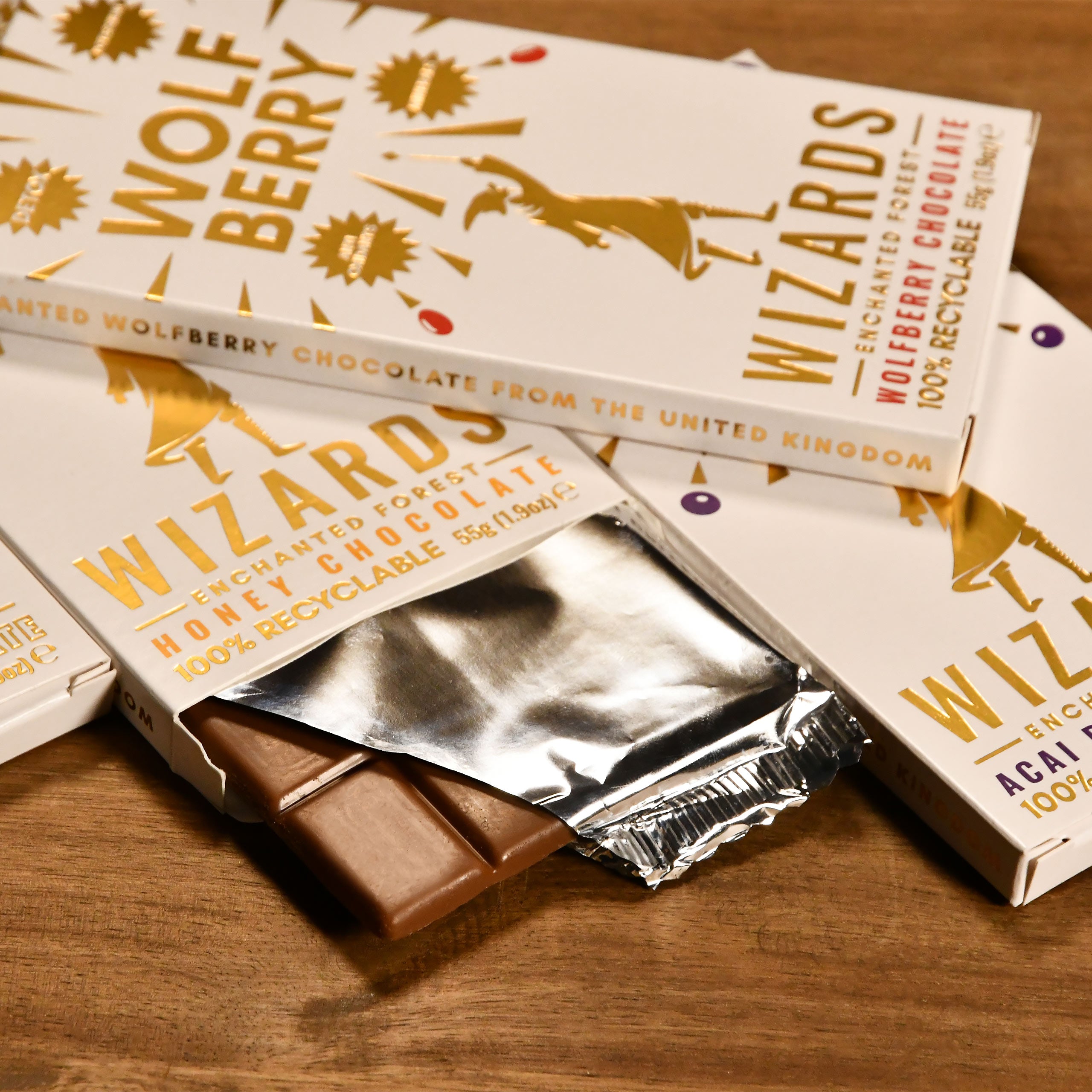Productafbeelding Wizards Magic - Enchanted Forest Selectie Chocolade 4 repen