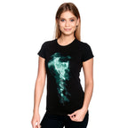 Image produit T-shirt Femme Snape Patronus Always Noir - Harry Potter