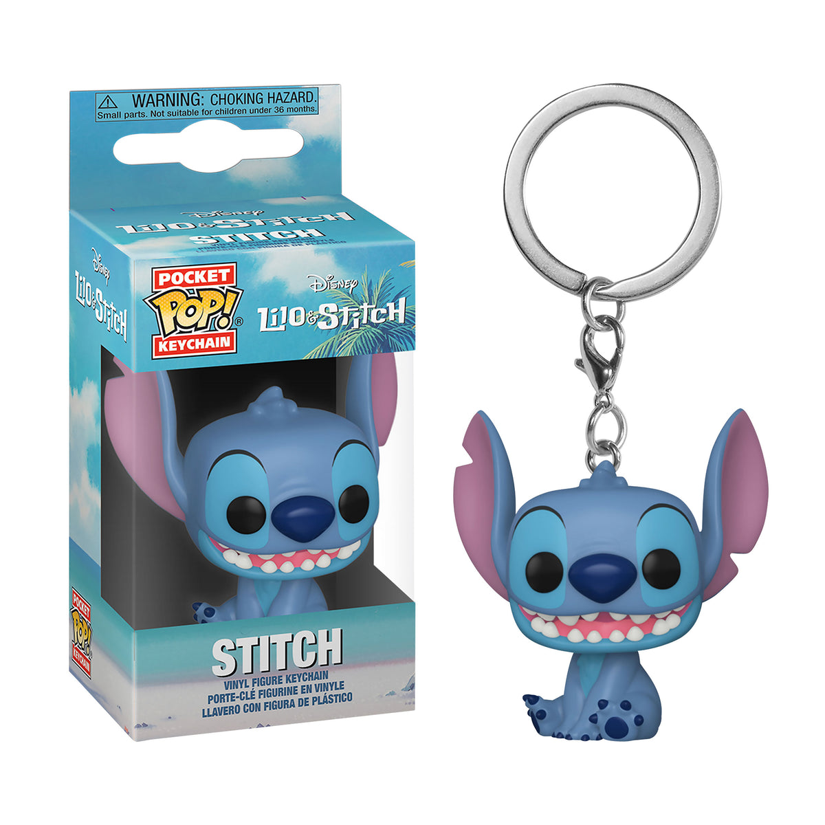 Image produit Lilo & Stitch - Porte-clés Funko Pop Stitch souriant