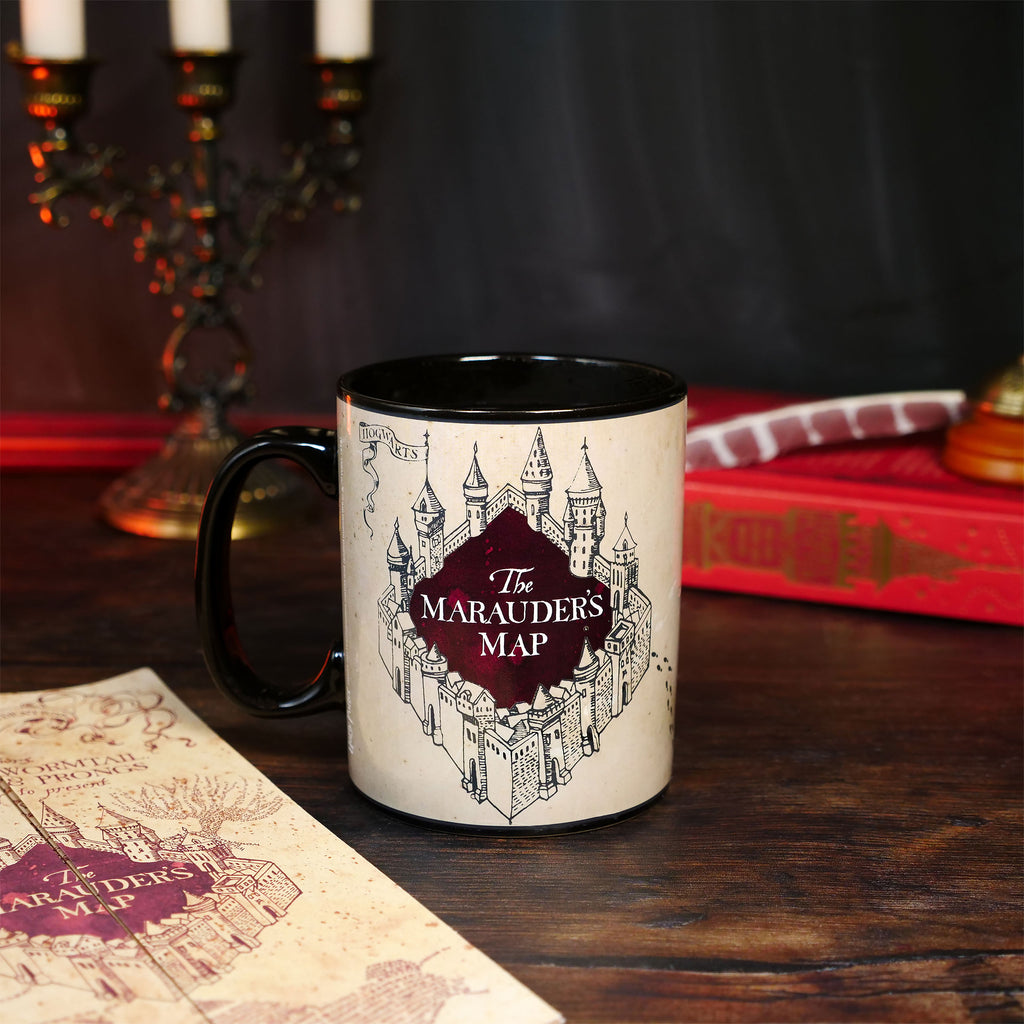 Productafbeelding Harry Potter - Sluipwegwijzer Thermisch Effect Mok Zwart