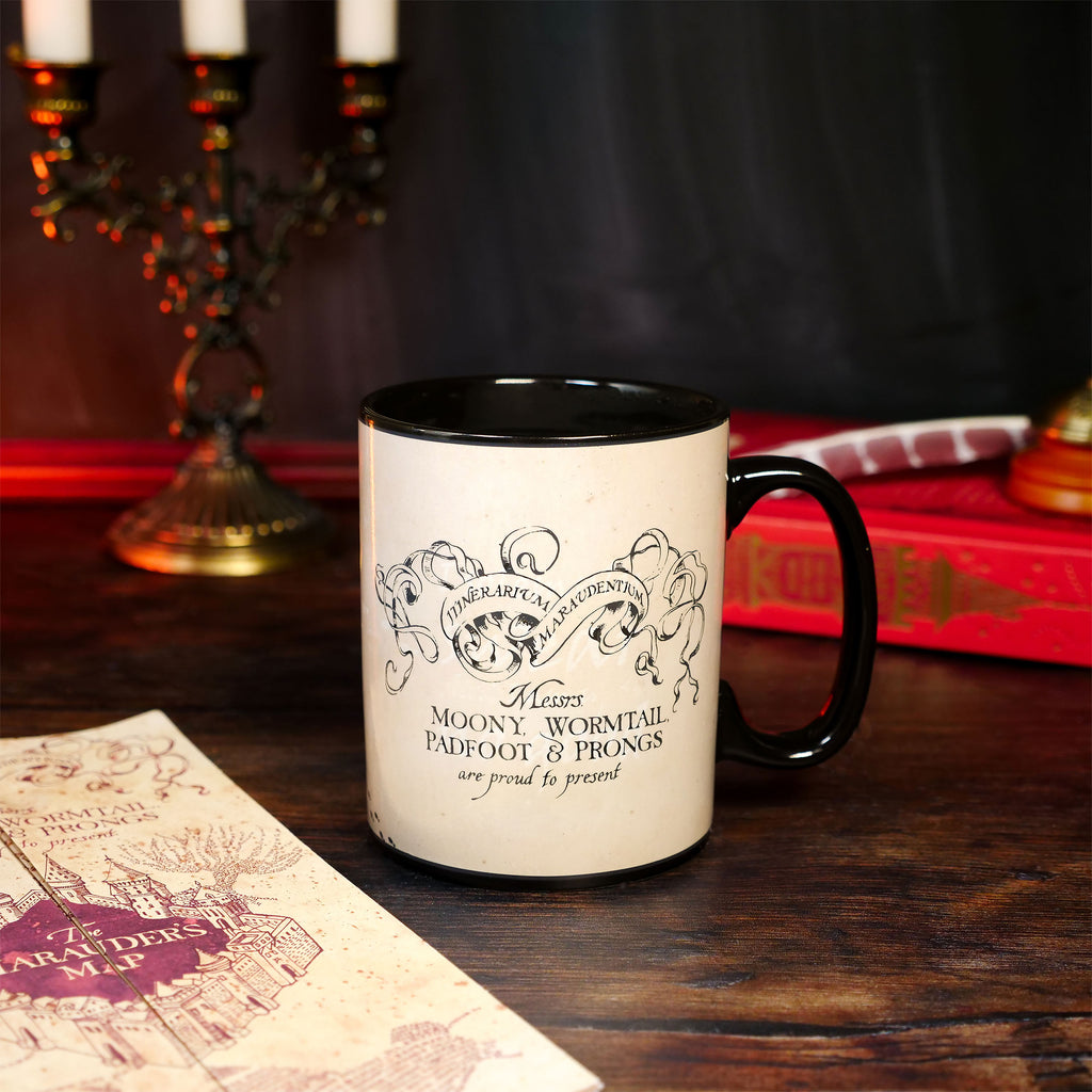 Productafbeelding Harry Potter - Sluipwegwijzer Thermisch Effect Mok Zwart