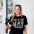 Image produit T-Shirt The Way pour les fans de Star Wars noir