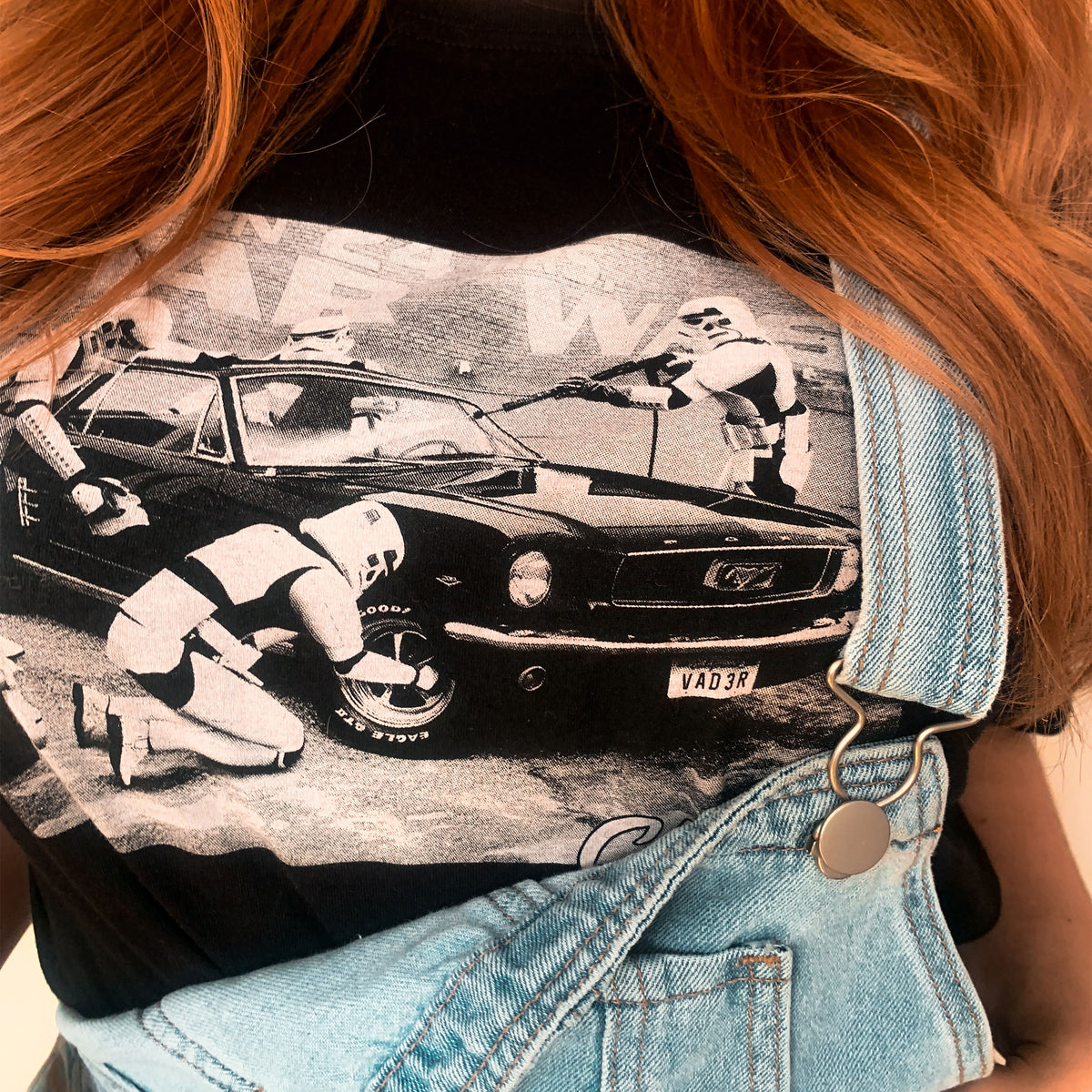 Image produit T-Shirt Star Wash pour les fans de Star Wars noir