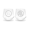 Productafbeelding Dragon Ball Z - Kame en Dragon Balls Symbool Glazen Set van 2