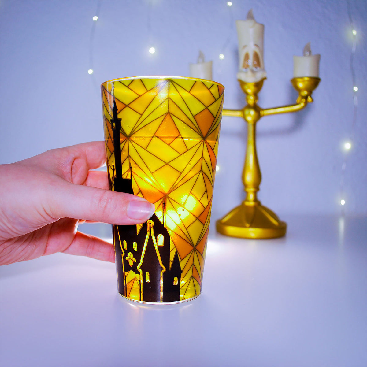 Produktbild Die Schöne und das Biest - Belle Silhouette Glas